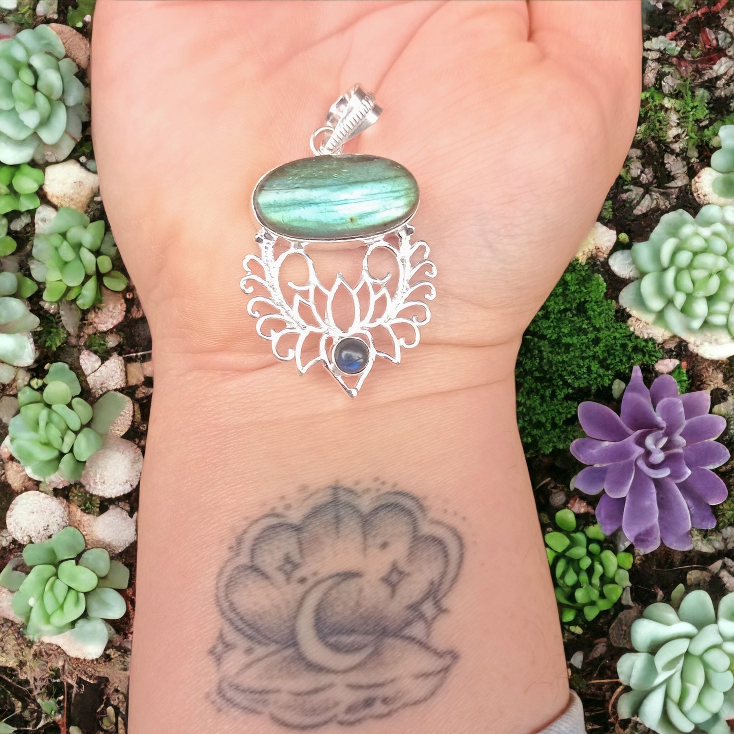 Pendentif en Labradorite