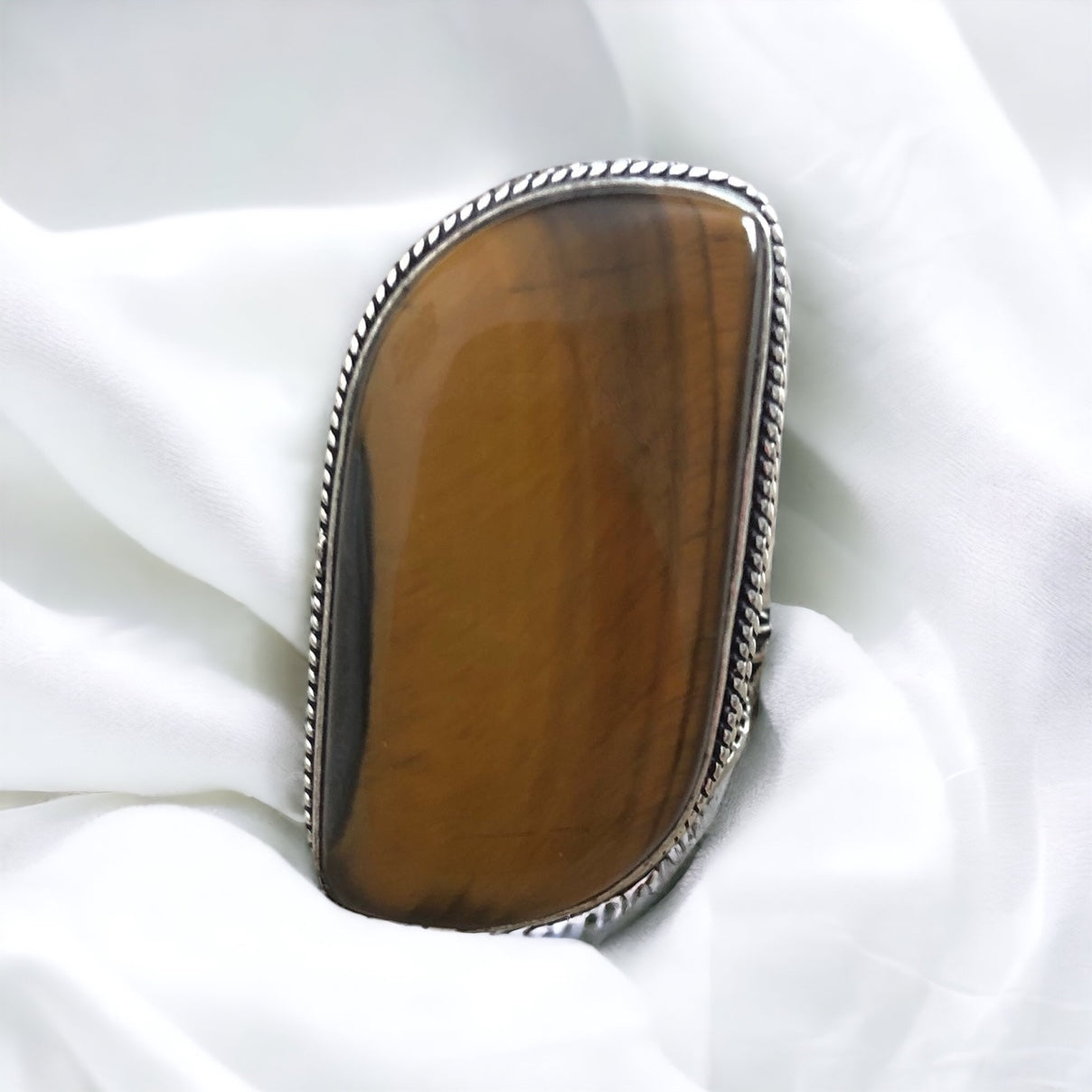 Tiger Eye Ring size 60