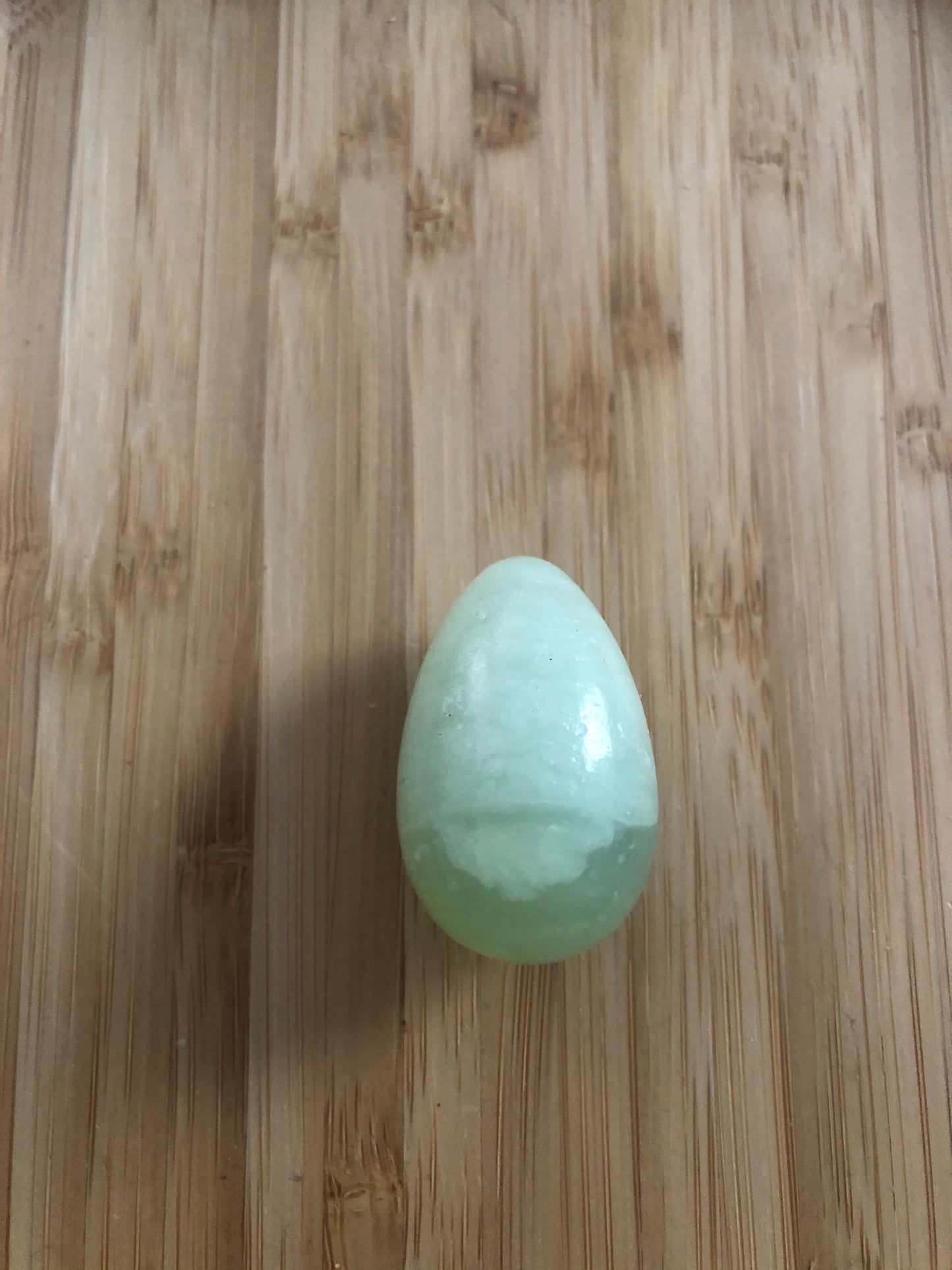 Small Prehnite Yoni Egg