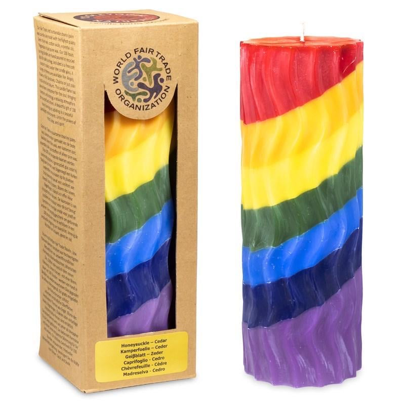 Rainbow Waves Scented Candle