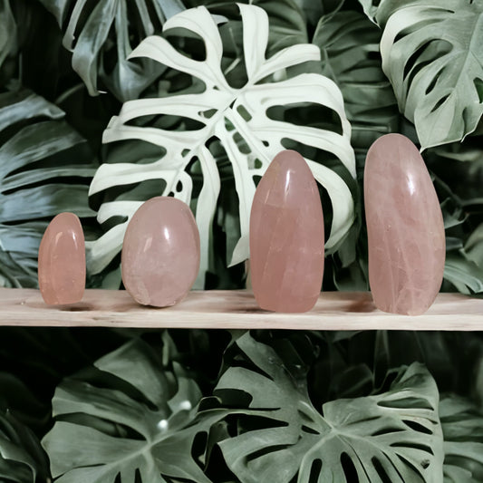 Quartz Rose forme libre