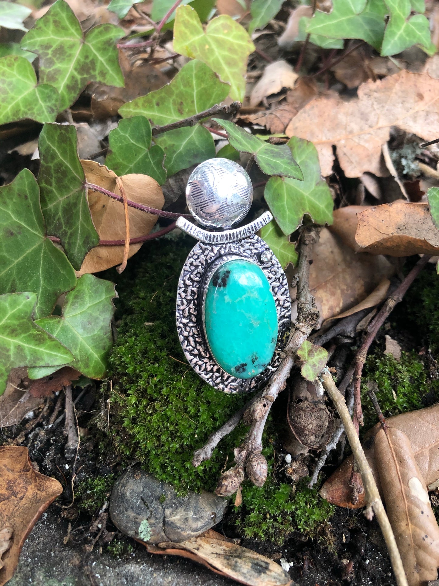 Pendentif en Chrysoprase
