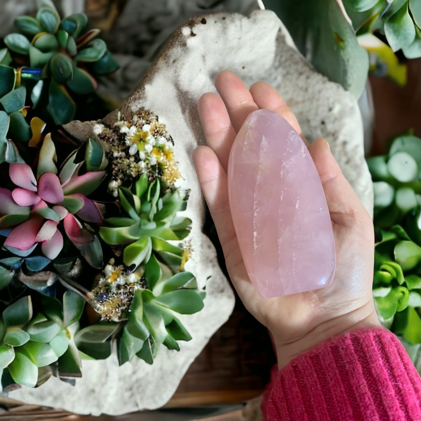 Freeform Rose Quartz