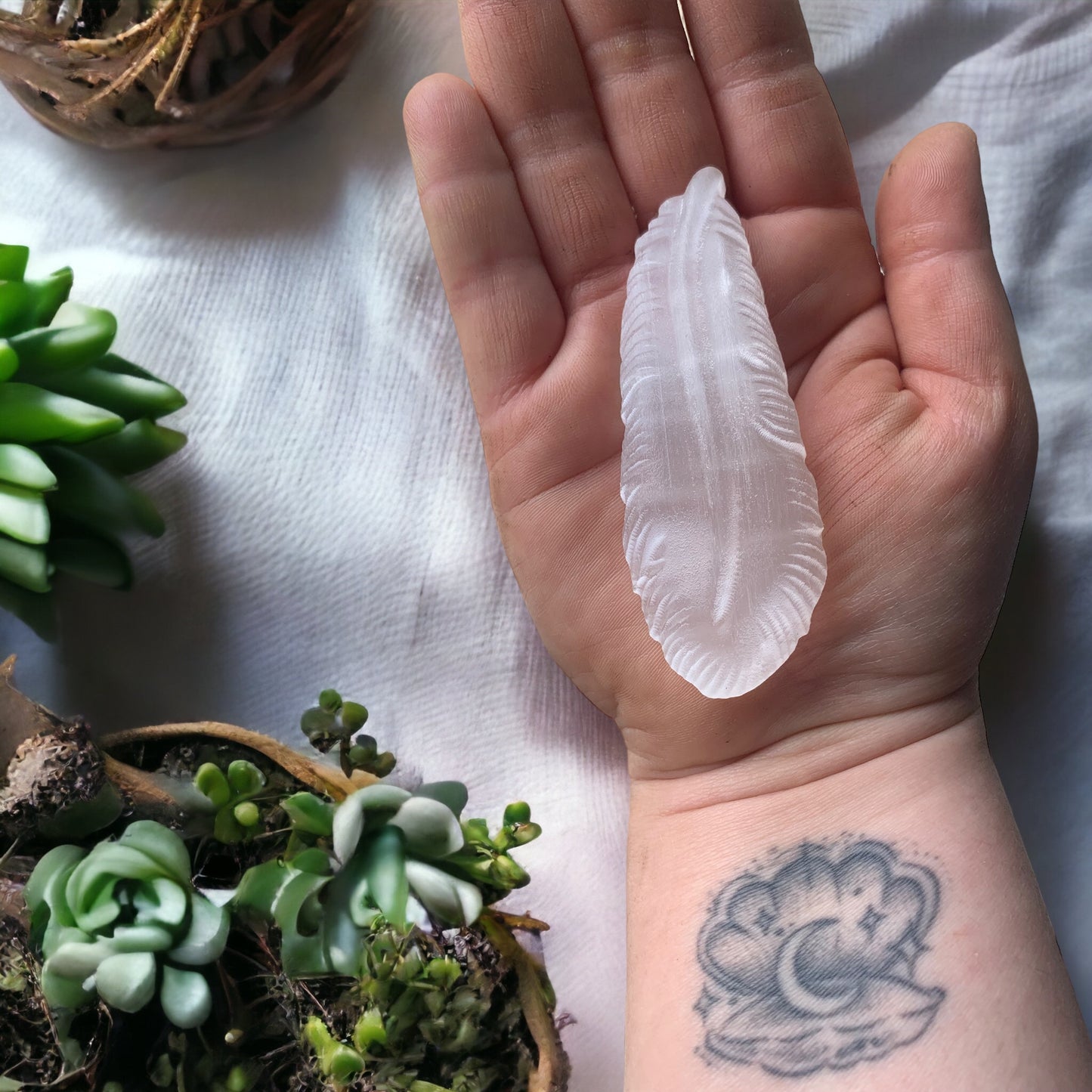 Selenite Feather