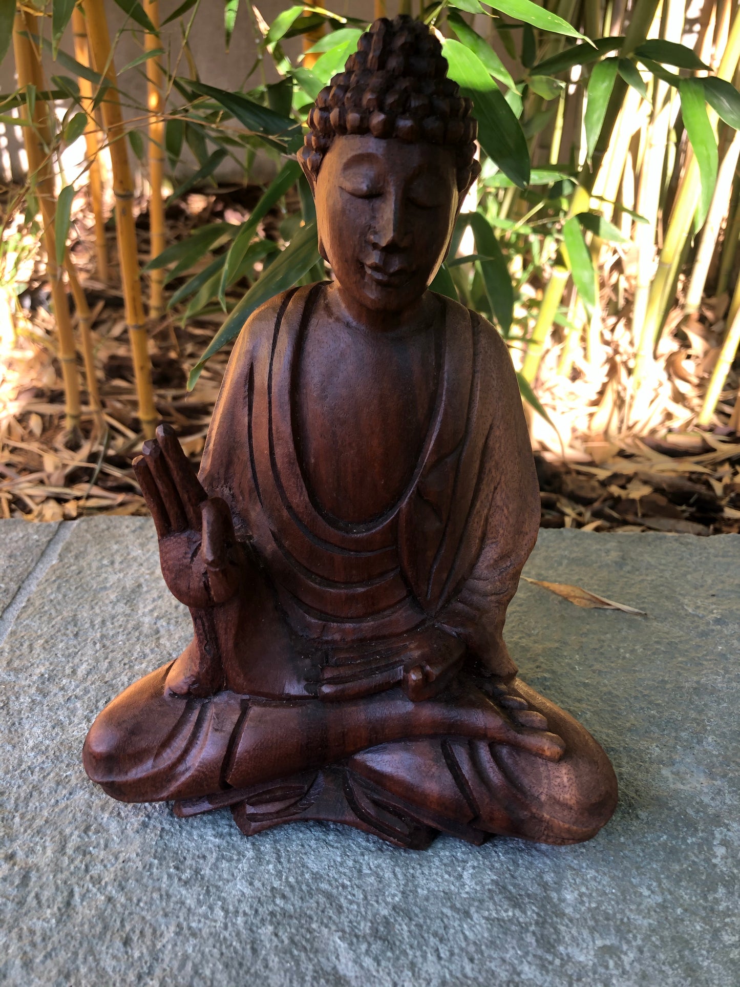 Wooden Buddha Statue