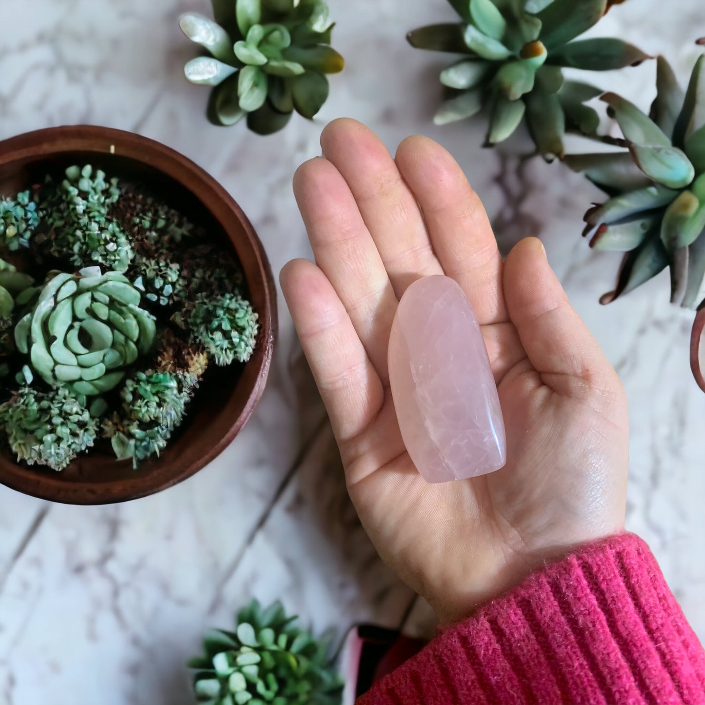 Freeform Rose Quartz