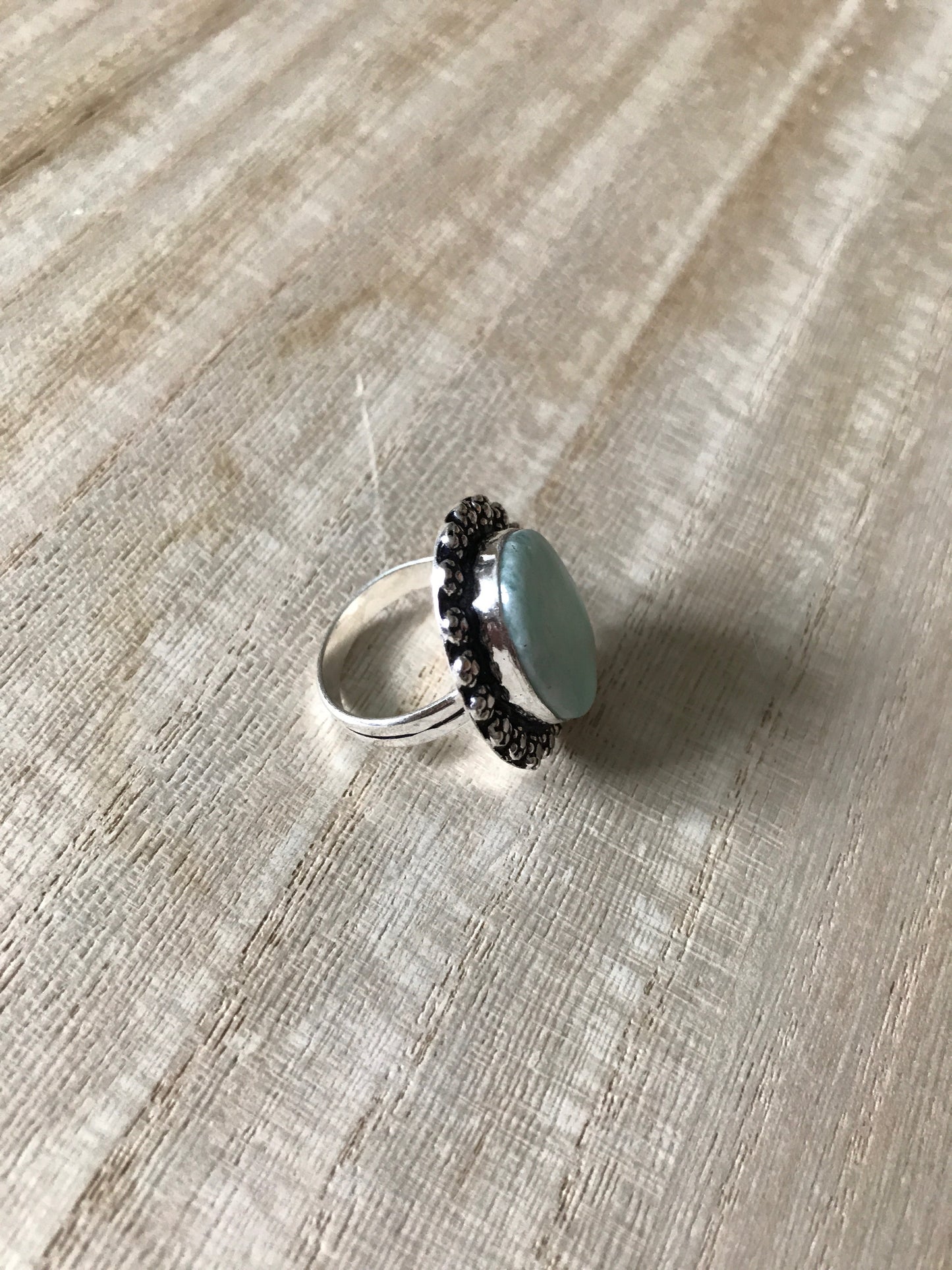 Amazonite ring size 58