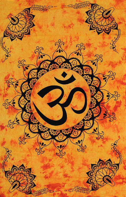Om orange wall hanging medium model