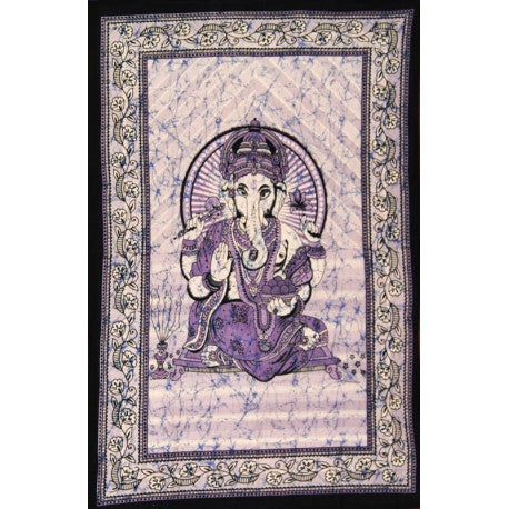 Ganesh purple wall hanging medium model