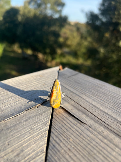 Bague en Jaspe bourdon taille 52