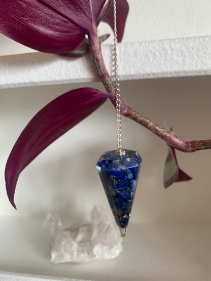 Pendule en Lapis-lazuli & Orgonite