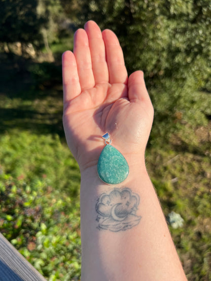 Pendentif en Amazonite