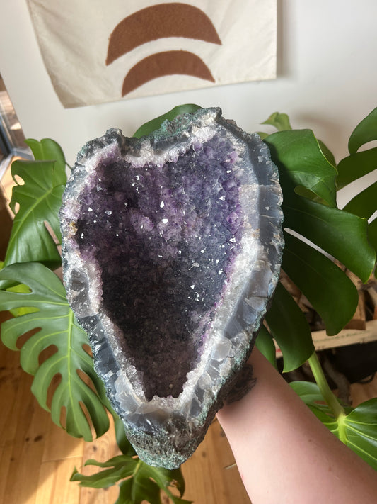 Géode en Améthyste du Brésil