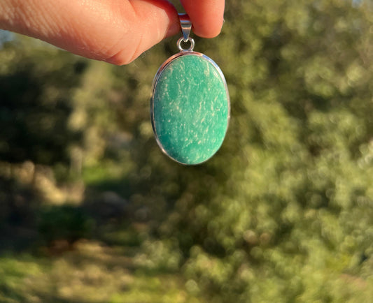 Pendentif en Amazonite