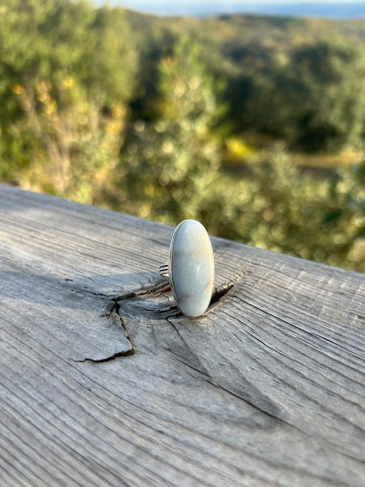 Bague en Angélite taille 51