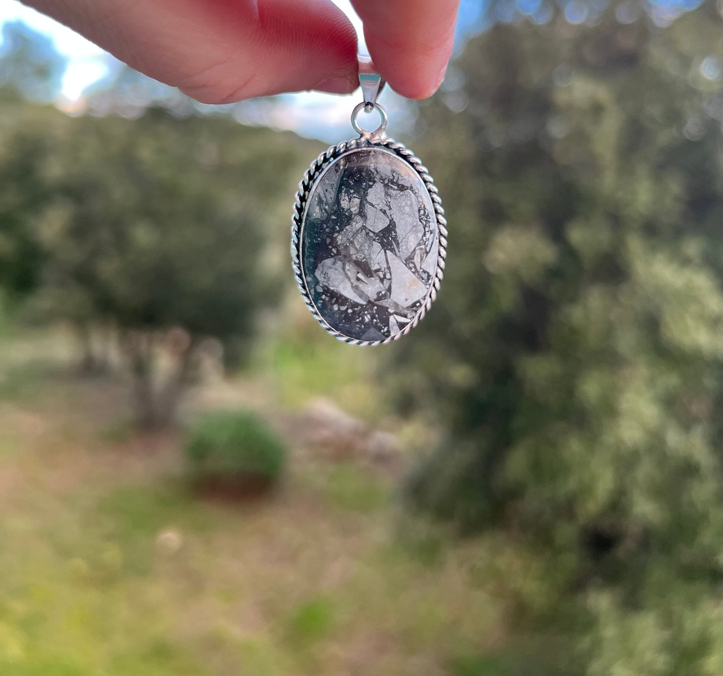 Pendentif en Jaspe Maligano