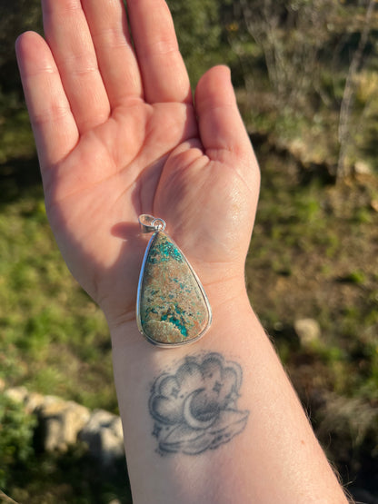 Pendentif en Chrysocolle