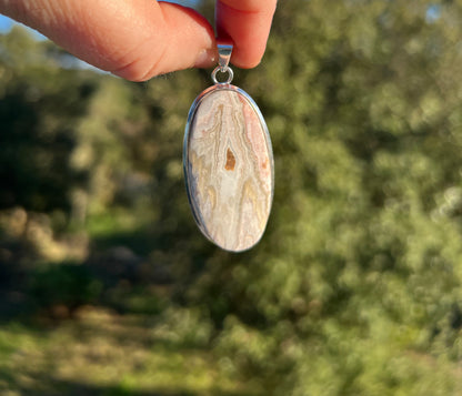 Pendentif en Rhodochrosite