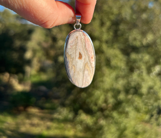 Pendentif en Rhodochrosite