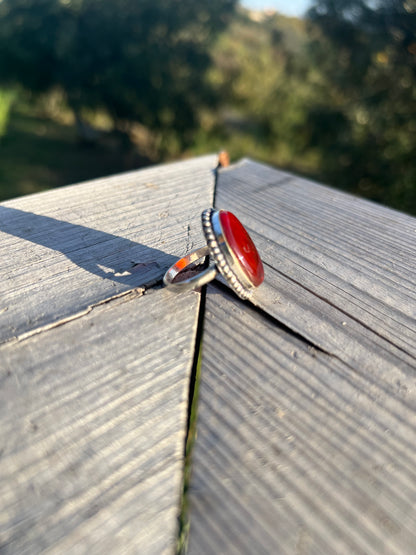 Bague en Cornaline taille 55