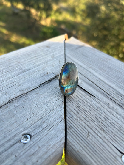 Bague en Labradorite taille 56