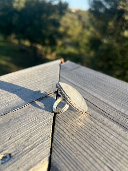 Bague en Quartz Tourmaline taille 52