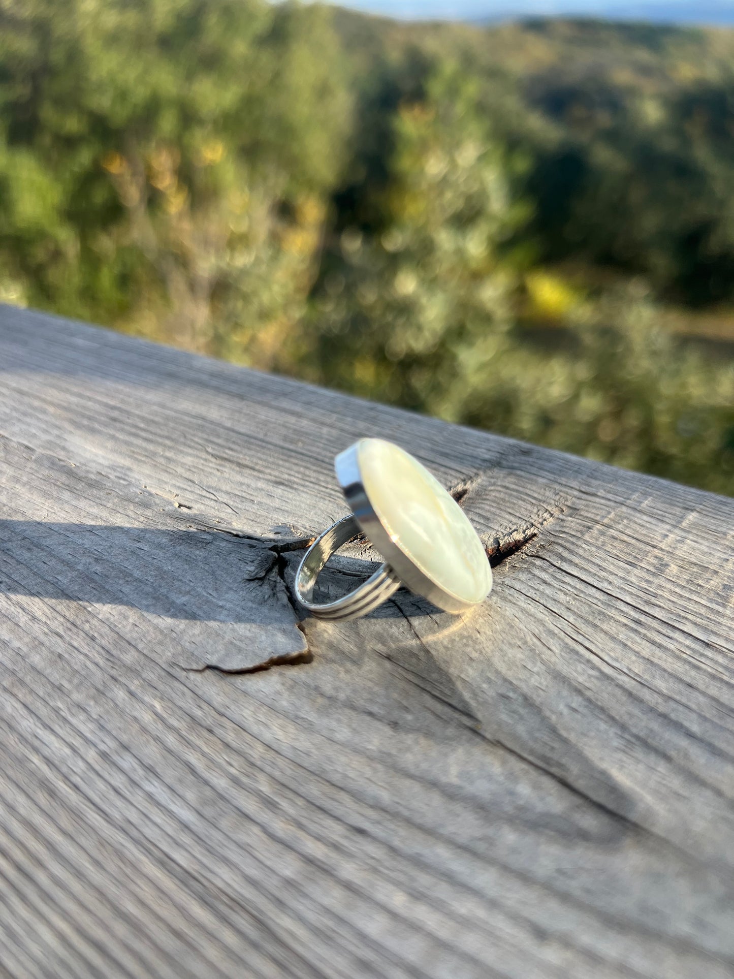 Bague en Larimar taille 53