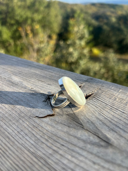 Bague en Larimar taille 53