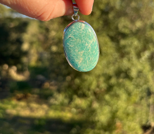 Pendentif en Amazonite