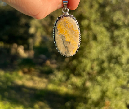 Pendentif en Jaspe Bourdon