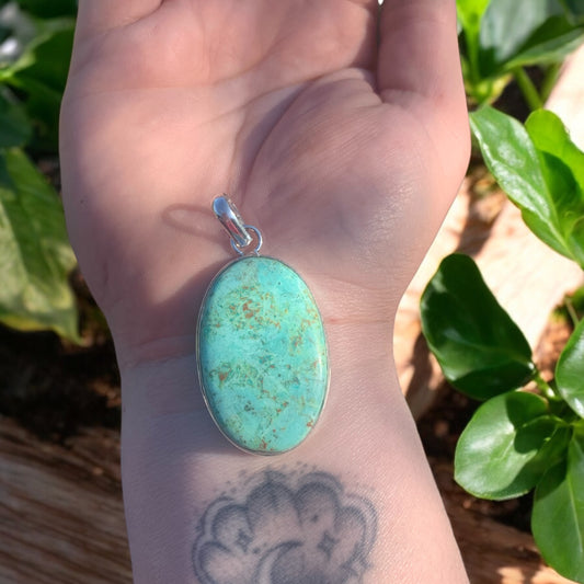 Pendentif en Turquoise du Pérou
