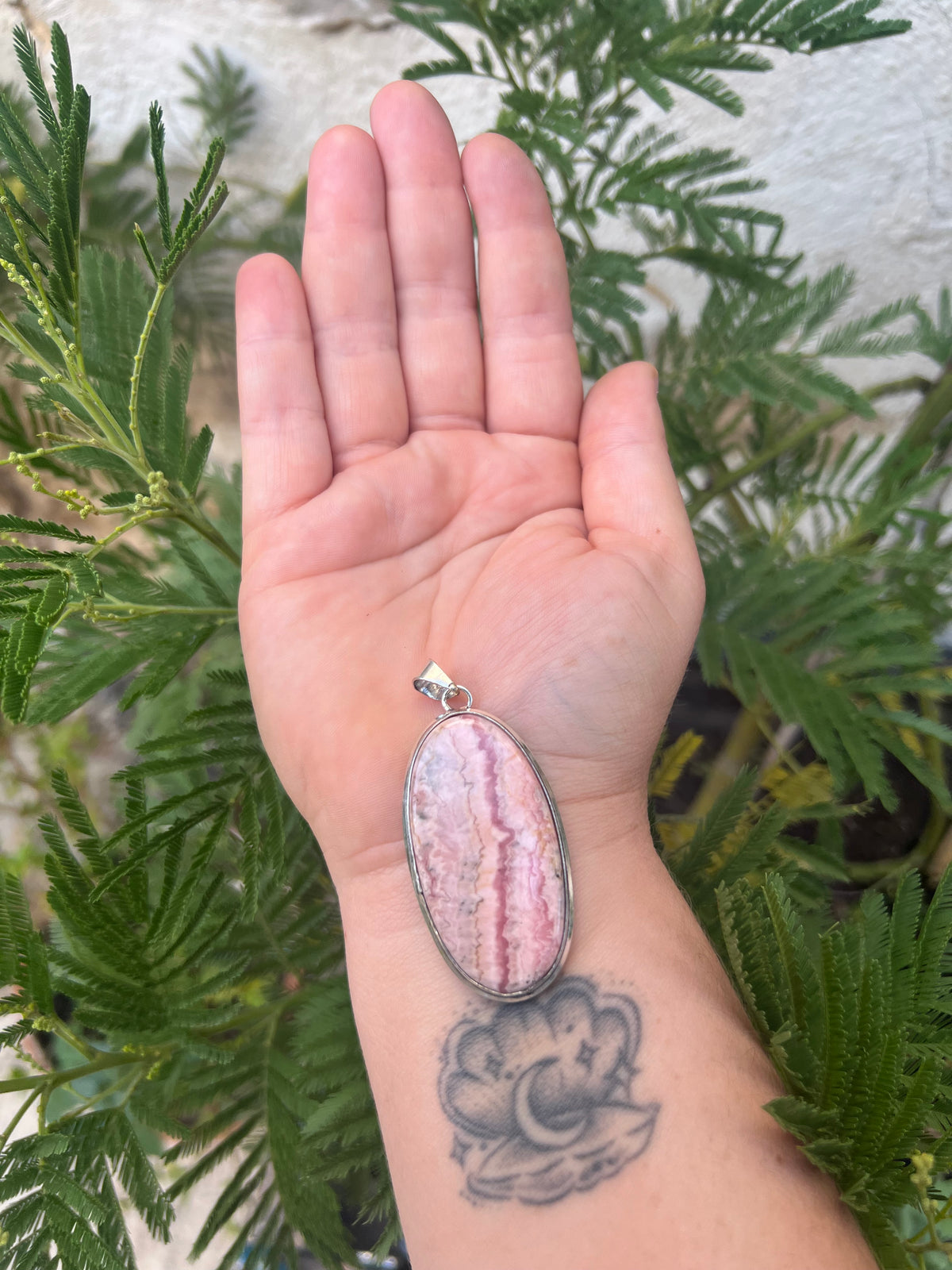 Pendentif en Rhodochrosite