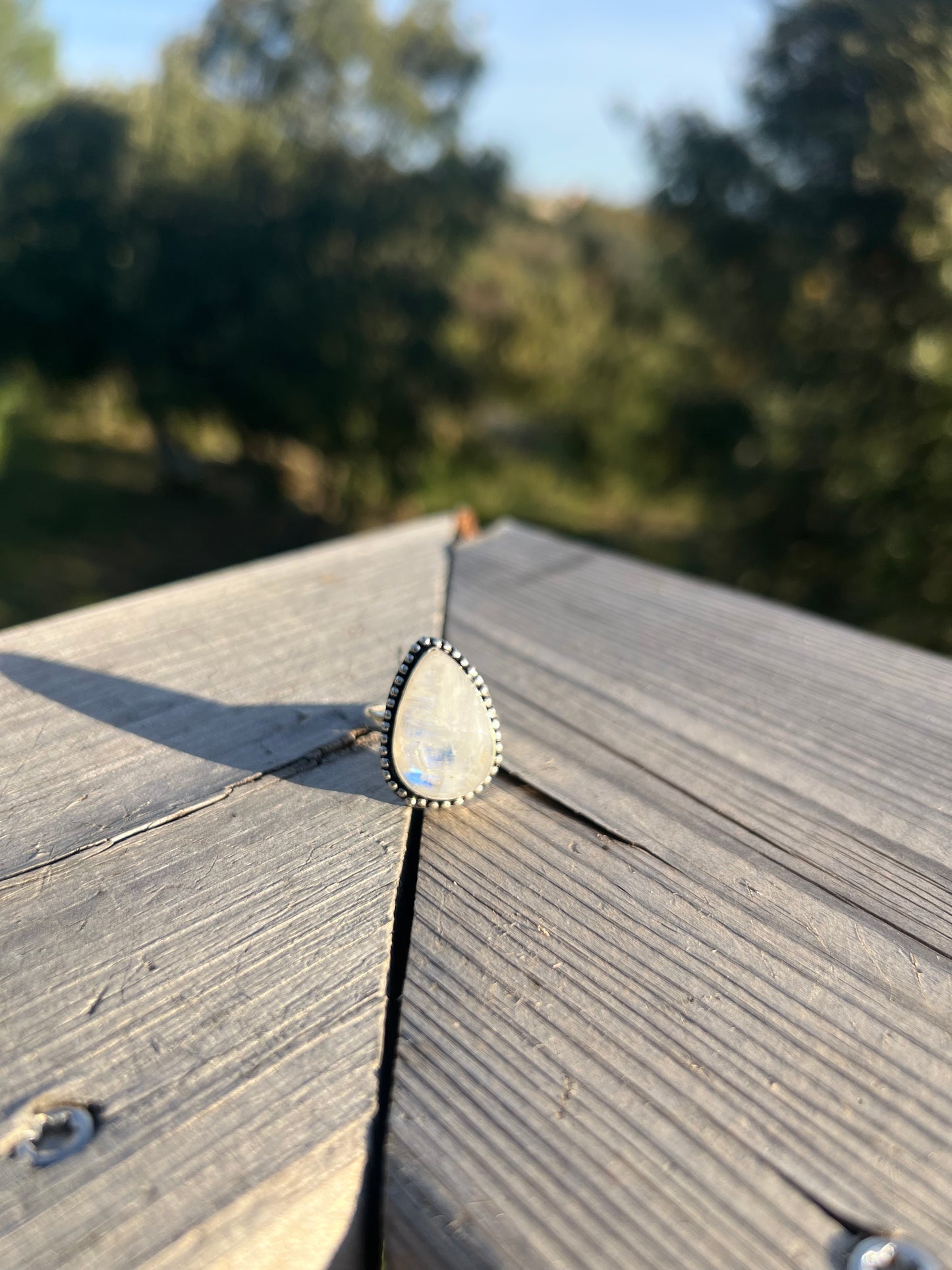 Bague en Pierre de Lune taille 54