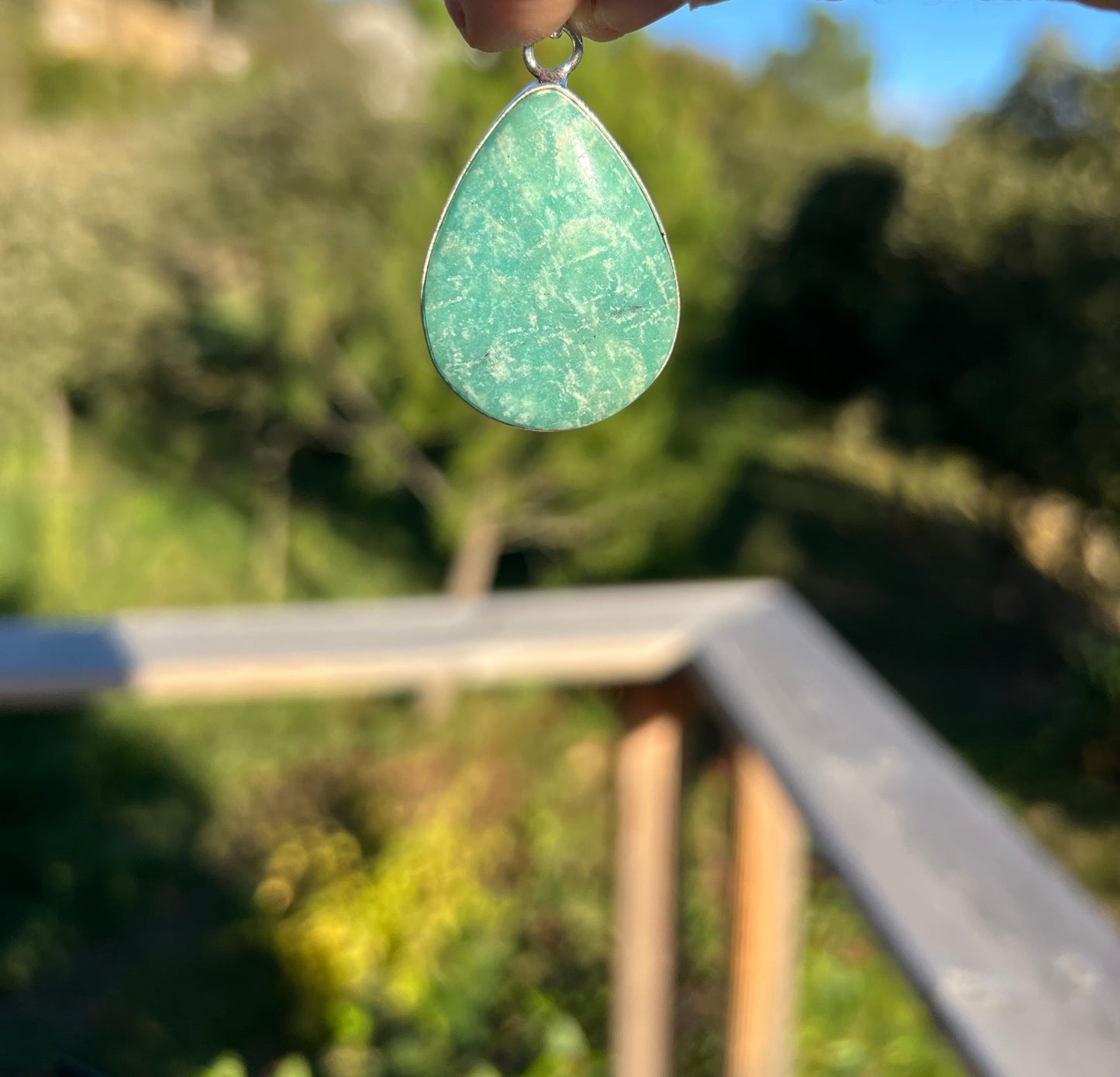 Pendentif en Amazonite
