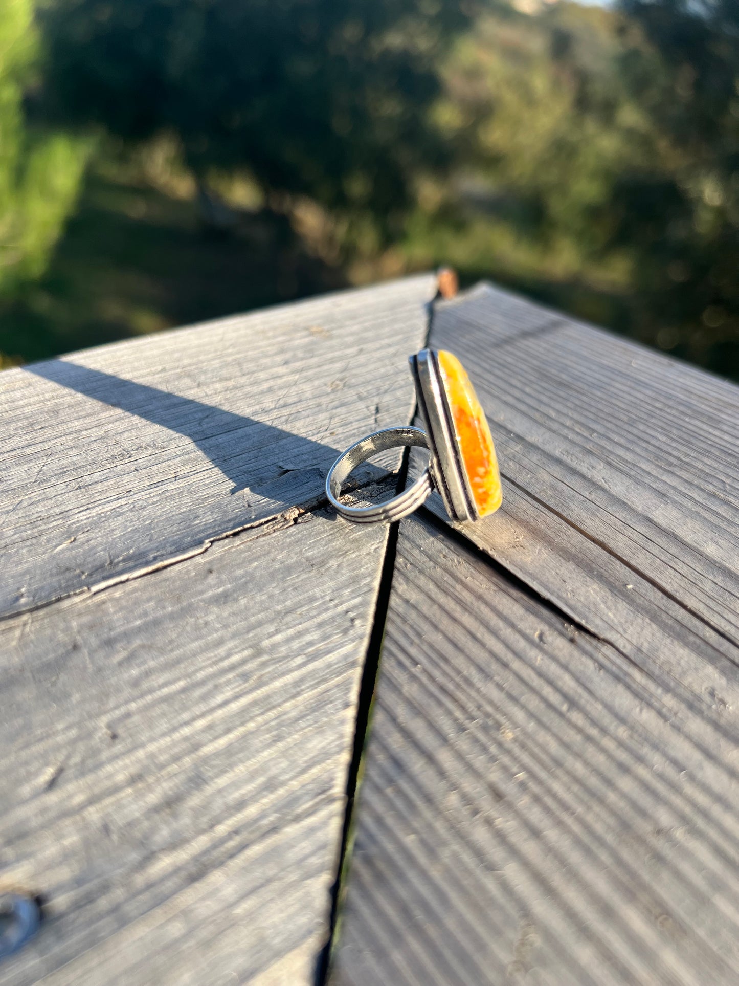 Bague en Jaspe bourdon taille 52