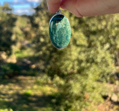 Pendentif en Agate Mousse