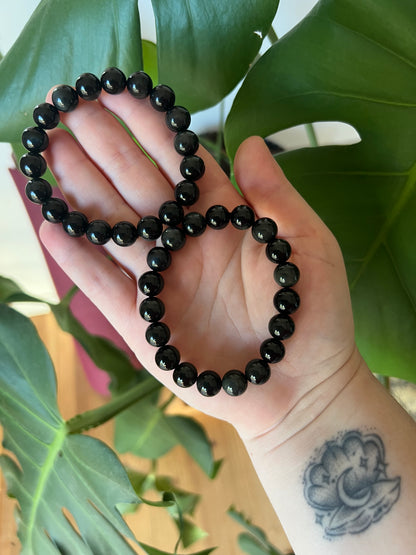 Bracelet en Obsidienne œil Céleste 10mm