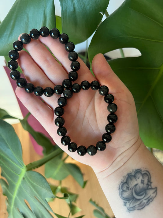 Bracelet en Obsidienne œil Céleste 10mm
