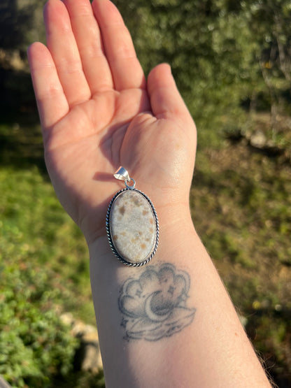 Pendentif en Jaspe Océan