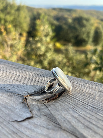 Bague en Angélite taille 51