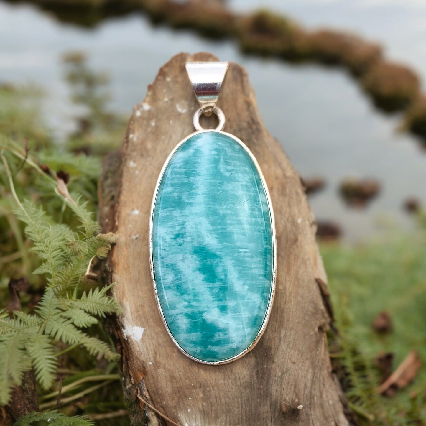 Pendentif en Amazonite