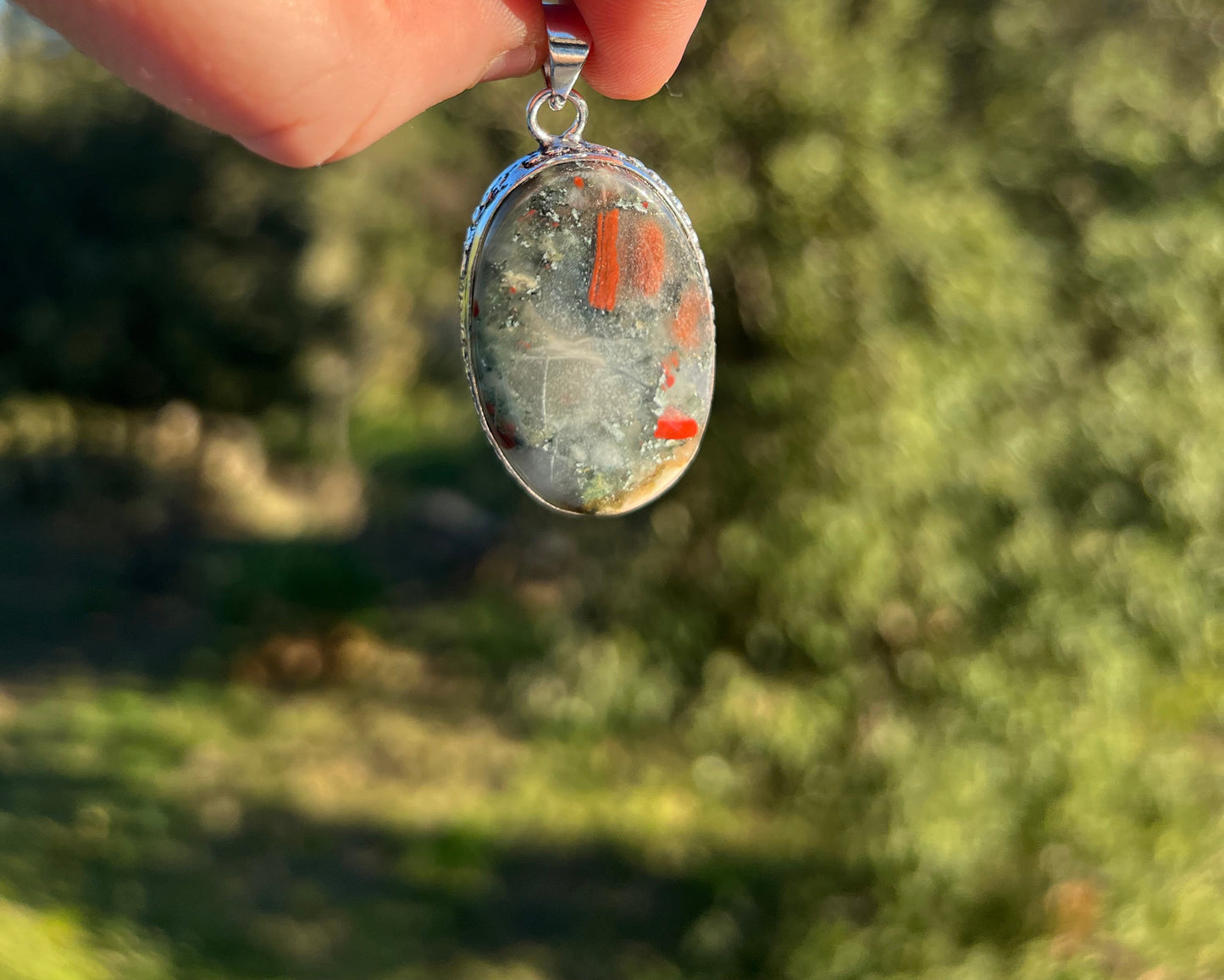 Pendentif en Héliotrope