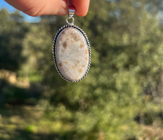 Pendentif en Jaspe Océan