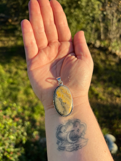 Pendentif en Jaspe Bourdon