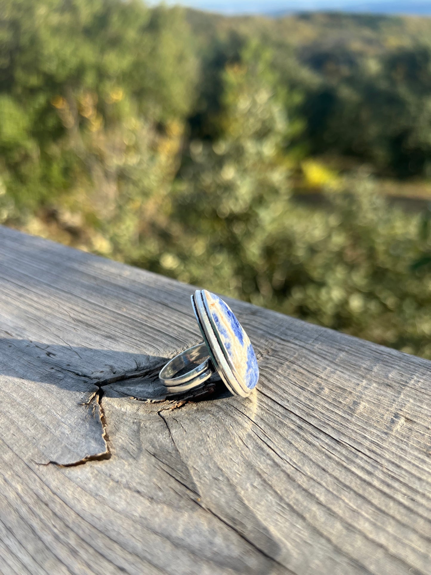 Bague en Sodalite taille 54