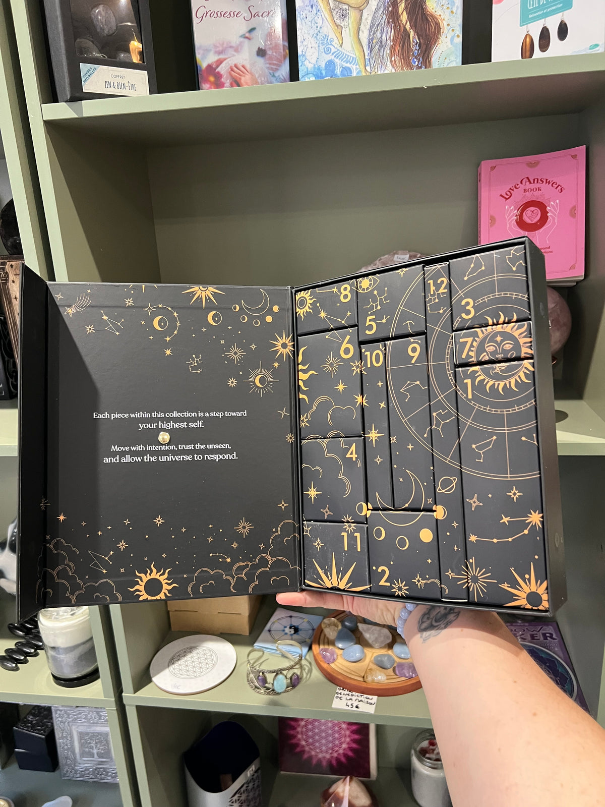 Coffret ésotérique de manifestation 12 pièces