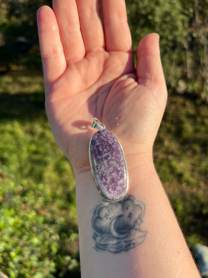 Pendentif en Lépidolite