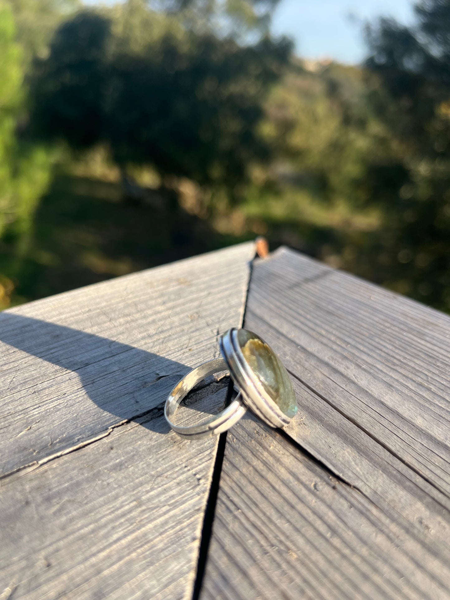 Bague en Labradorite taille 64