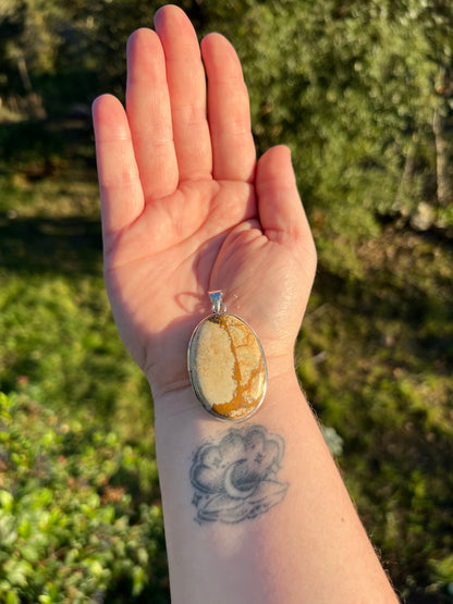 Pendentif en Jaspe paysage