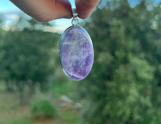 Pendentif en Lépidolite